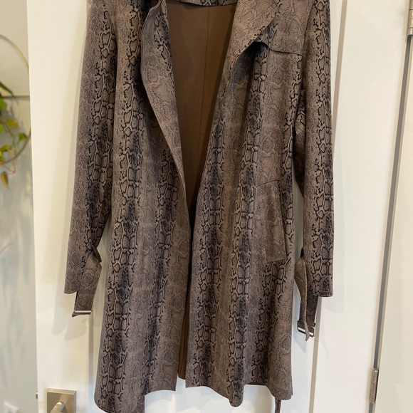 Anaconda pattern overcoat - Picture 7 of 8
